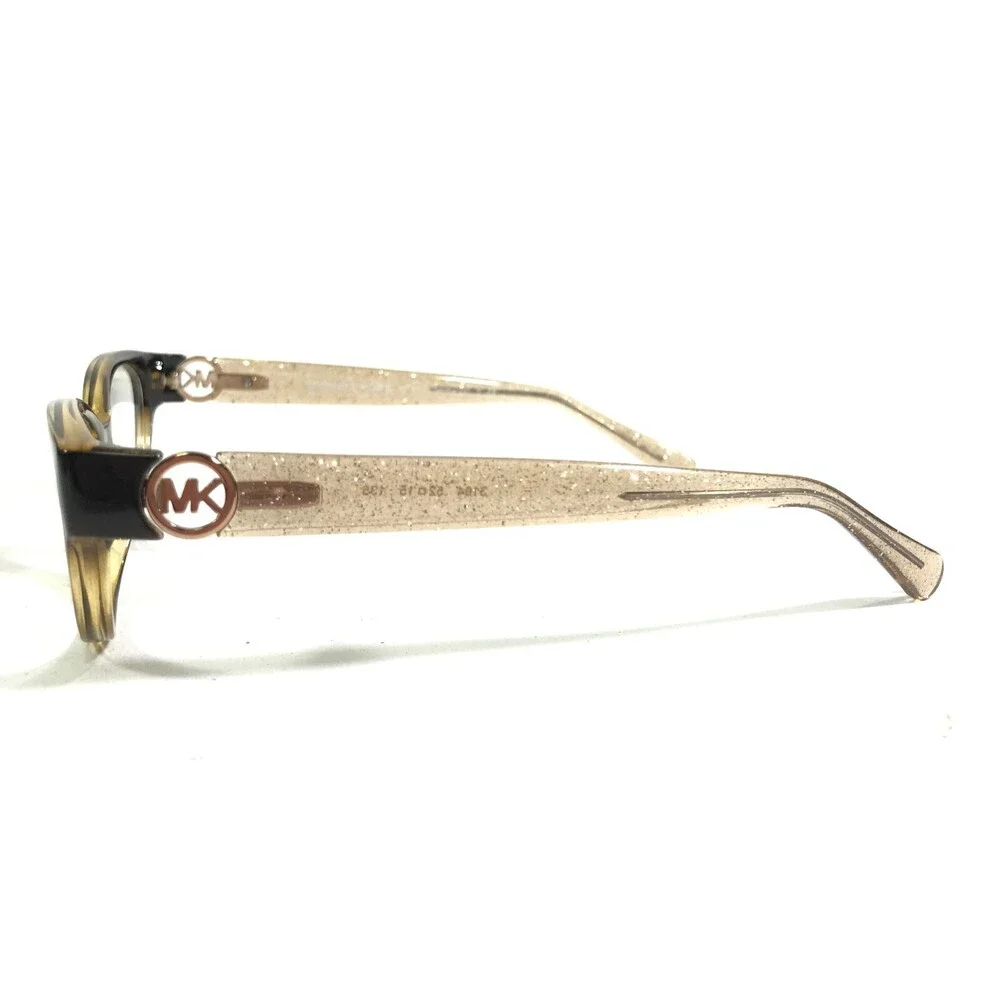 Michael Kors Eyeglasses Frames MK 8017 Tabitha VII 3104 Brown Glitter 52-15-135